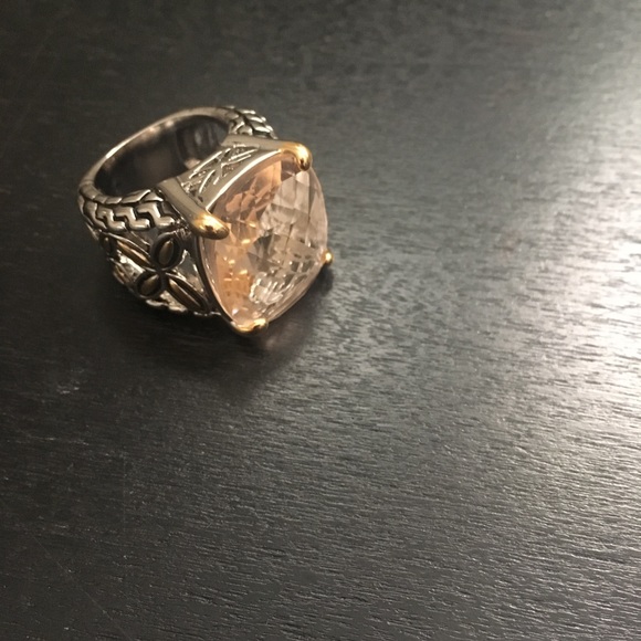 Morganite and Silver Sahara Ring - Picture 6 of 8